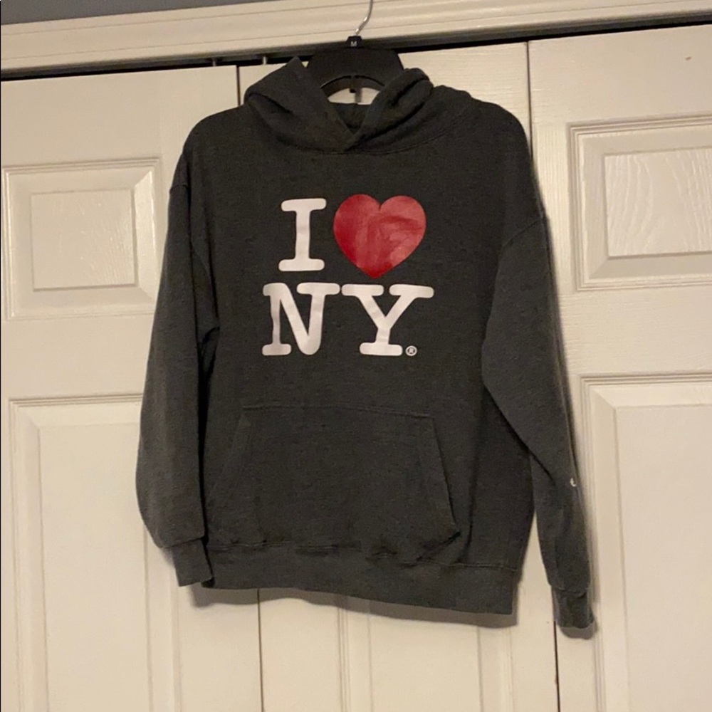 dark gray i ❤️ NY sweatshirt